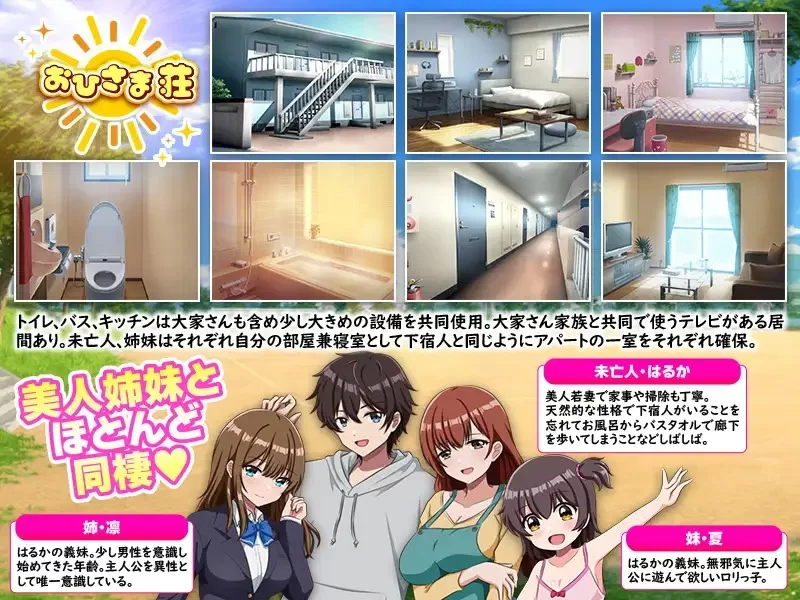 新作[互动RPG/后宫/pc] 欢迎来到阳光公寓AI汉化版 [1.0G] [1+1.0G][百度盘]