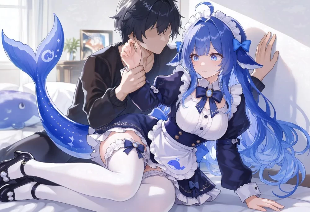 [PC+安卓/SLG/官中]DeepSeek蓝色大肥鱼DeepSeek Big Fat Blue Fish+存档 [1+300M][百度盘]