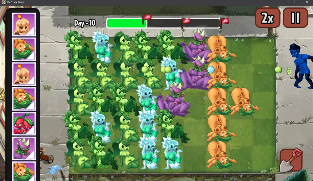 [SLG英文PC安卓]植物大战僵尸：欲望草坪 PvZ Sex Lawn v1.0.1 [1+300M][百度盘]