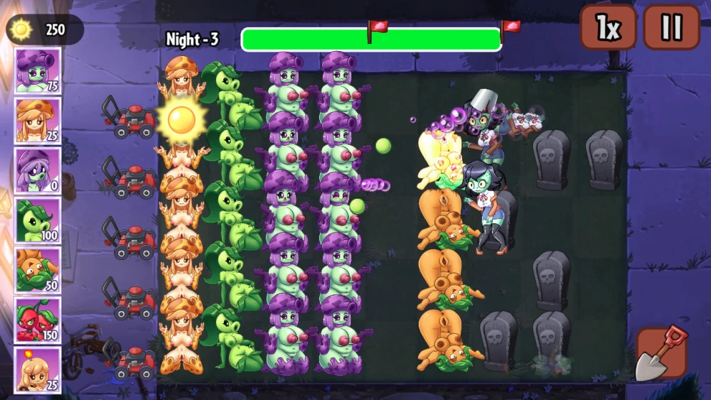 [SLG英文PC安卓]植物大战僵尸：欲望草坪 PvZ Sex Lawn v1.0.1 [1+300M][百度盘]