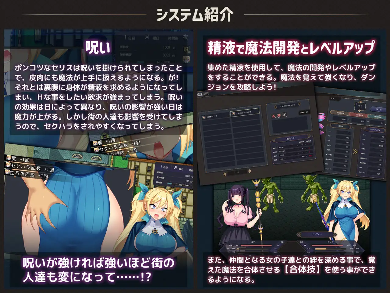 [PC/爆款/CV/战斗H]废柴魔法使赛莉丝的H冒险记v1.03AI汉化+存档 [1+2.5G][百度盘]