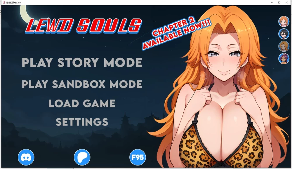 PC+安卓/SLG  淫荡的灵魂 / Lewd Souls  v3.1.0 AI汉化版+作弊模组 [2+1.44G][百度盘]