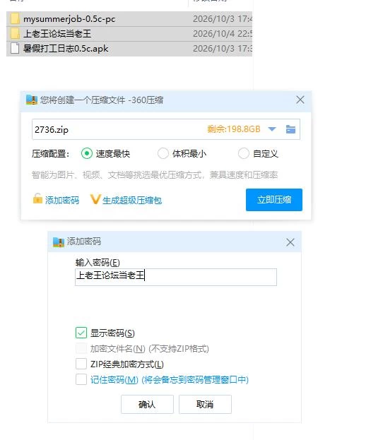 暑假打工日志 My Summer Job v0.5c PC+安卓 汉化版 [1+2.9g][百度盘]