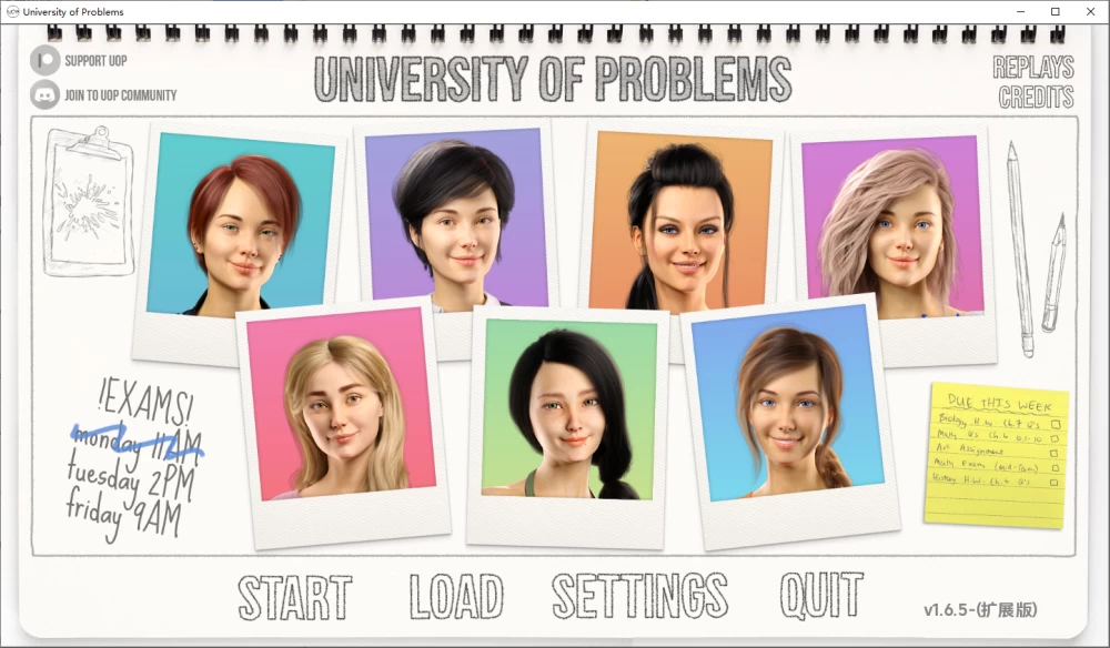 【PC/欧美SLG/动态/更新】 问题大学 University of Problems v1.9.5 Ext 汉化版 [1+15G][百度盘]