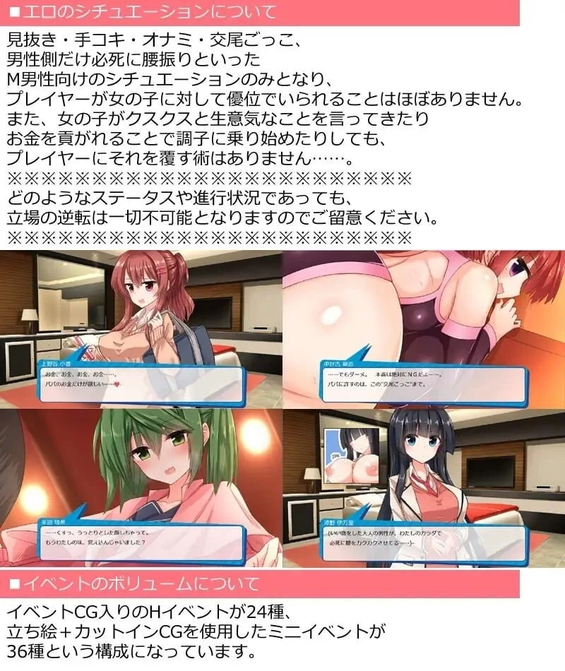 【pc】全员女主角都瞄准了你的钱包！AI汉化版+存档 [1+0.8g][百度盘]