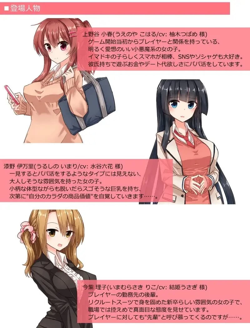 [PC/嫖娼模拟器/逆推/全CG/汉化]全员女主角都瞄准了你的钱包 [1+836M][百度盘]