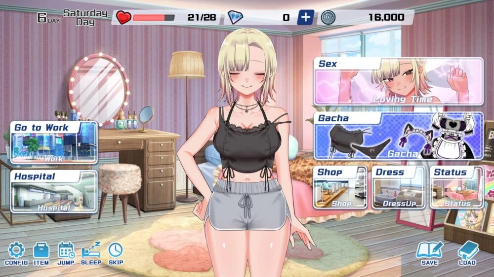 PC[互动/同居/养成] 辣妹的淘气屋v0.1.0 Demo 官中版 [2+340M][百度盘]