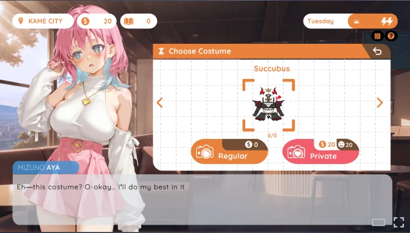 PC[互动SLG/动态] 摄影秘语Ver1.0 官中步兵版Kameko:Cosplay [2+3.7G][百度盘]