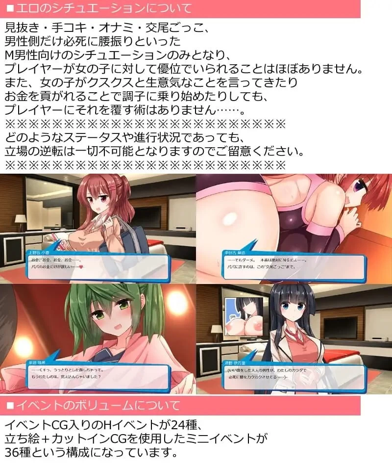 [PC/嫖娼模拟器/逆推/全CG/汉化]全员女主角都瞄准了你的钱包 [1+836M][百度盘]