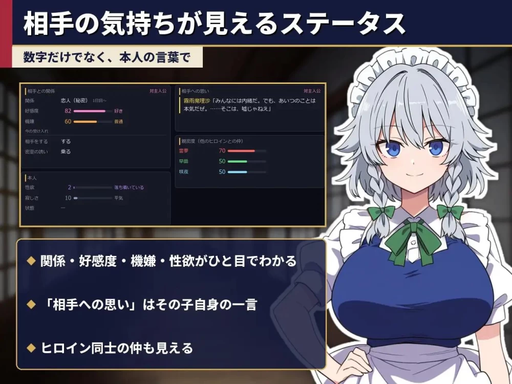 [SLG/AI汉化]放荡幻想乡合租屋 出轨、寝取和催眠 v1.04 存档 [1+168.54m][百度盘]