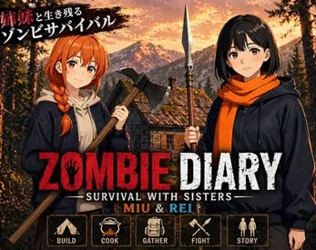[SLG汉化PC安卓]僵尸日记：与美羽&玲两姐妹的末日求生 v1.07 [1+1.4G][百度盘]