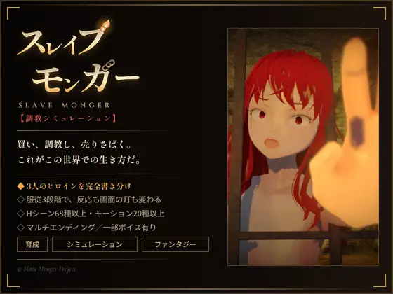 [PC/SM/恶堕/调教/3D/官中无修/动态]奴隶贩子 [1+1.35G][百度盘]